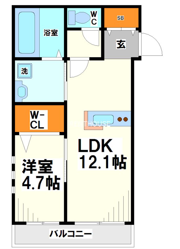 サンクリスタル  間取り