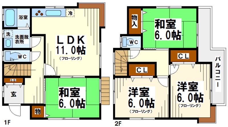 クラッソ蓮田西城 間取り