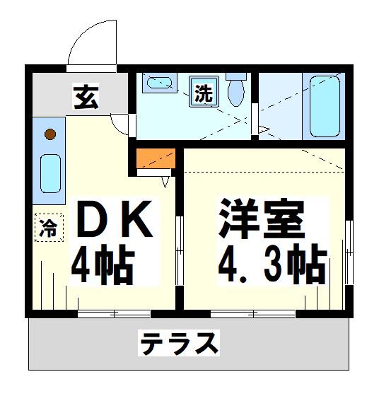 ファランドール調布    間取り