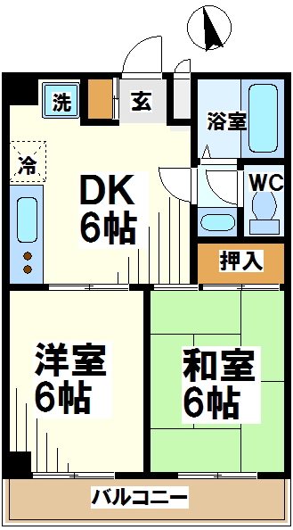 パインクレスト調布 間取り