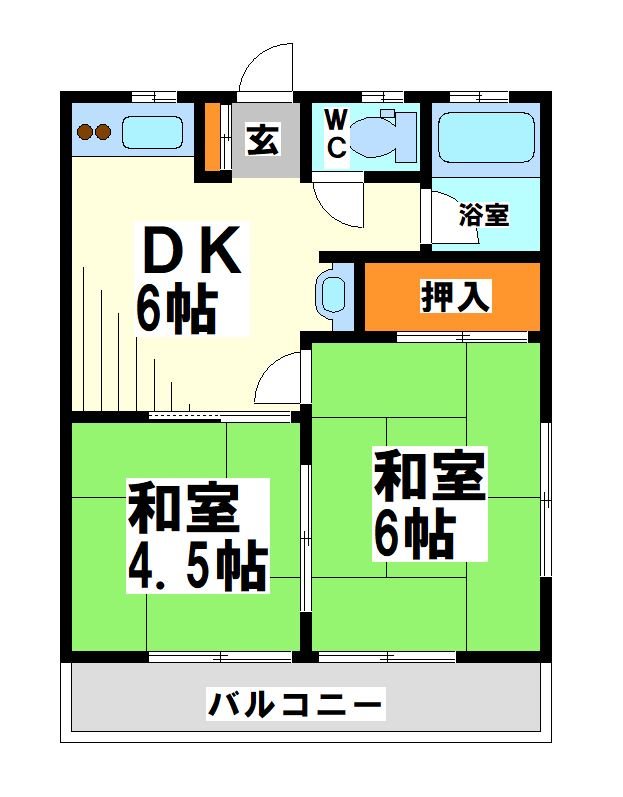 第二ミノルコーポ【当店限定物件】  間取り