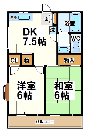 リバーサイドナカザワ  間取り