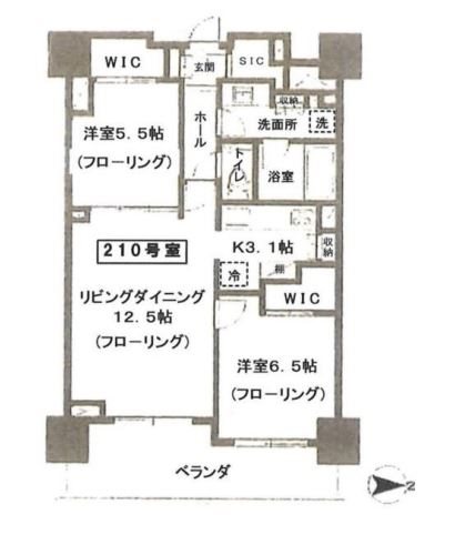 シティハウス府中けやき通り  間取り