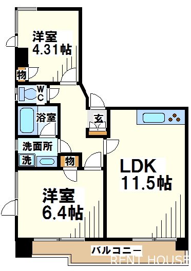 アピタシオンヨシノ 間取り