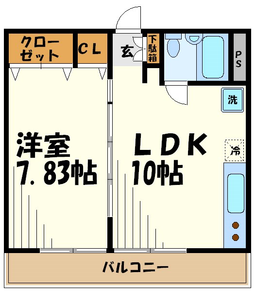 ロイヤルコスモ調布   間取り