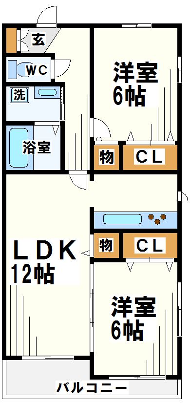 ボヌール  間取り