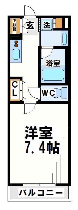 ヒューレックレジデンス調布柴崎     間取り