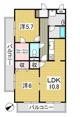 メゾンリヴェ―ル    間取り