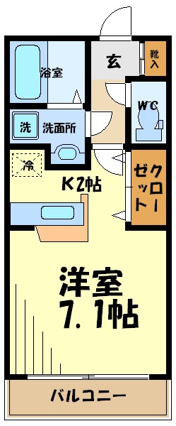 ルーエ調布   間取り