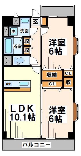 フレイグラント　オリーブ   間取り