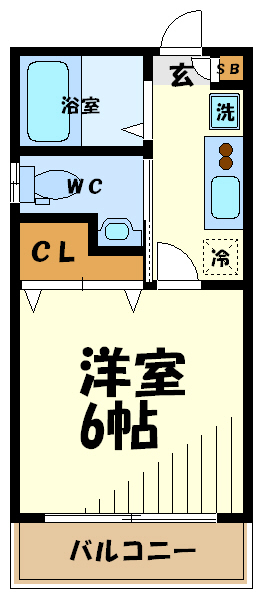 ルーブル弐番館  間取り