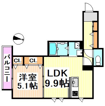 ジュネス明大前 間取り