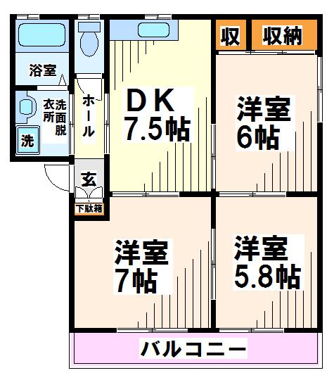 グランシードⅠ 間取り