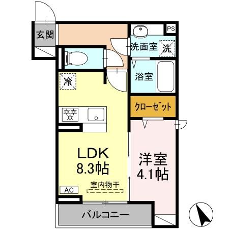 Dアセット飛田給  間取り