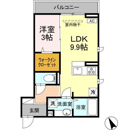 Dアセット飛田給  間取り