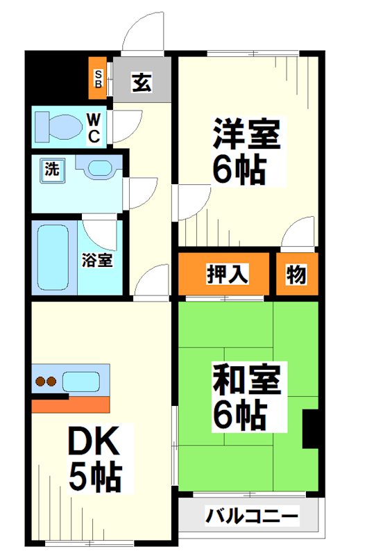 ブライトヒルズ調布  間取り