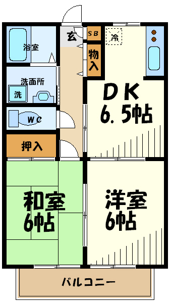 バーティカルランド  間取り