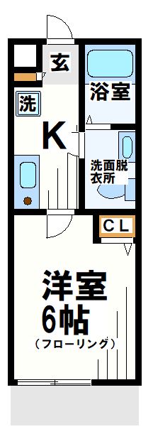 ポートエレン   間取り