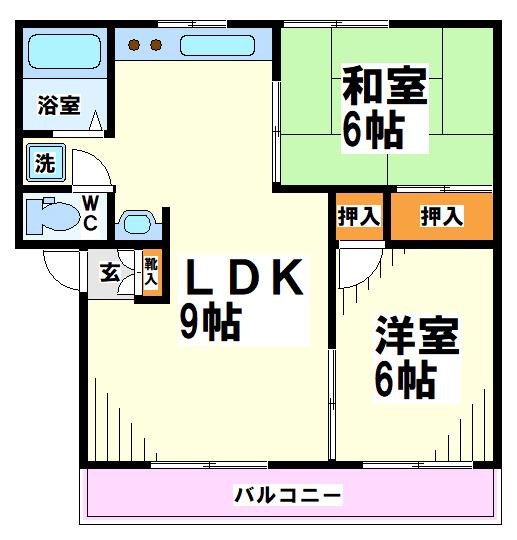 フレグランス武蔵  間取り