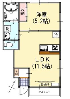 シャトーつつじヶ丘 間取り