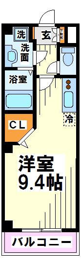 エルミタージュ府中  間取り