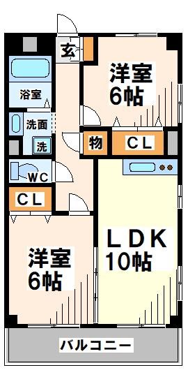 メゾンドール内海 間取り図