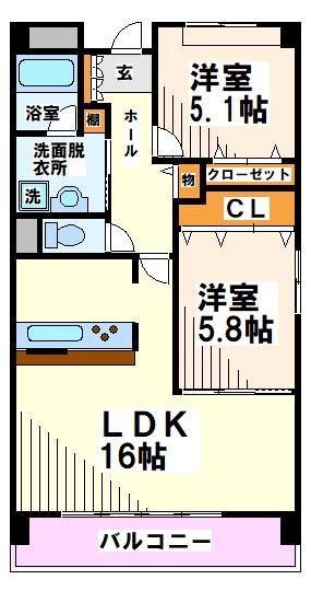 クレールエスペランス  間取り