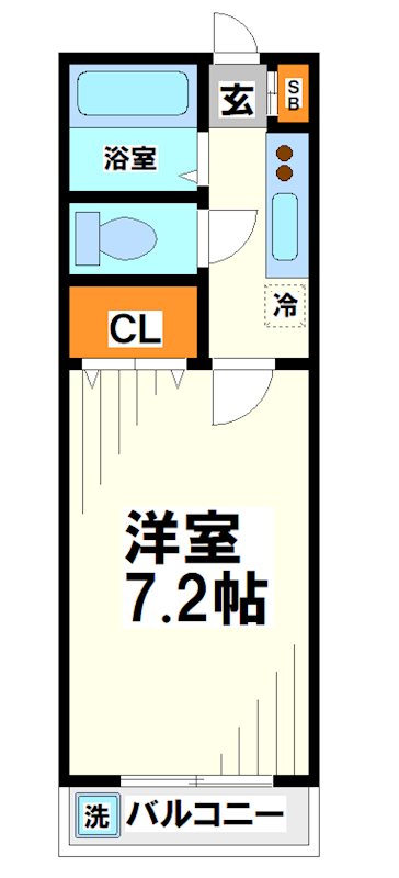 コーポ白糸台第2 間取り