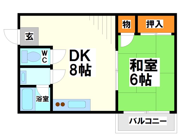 リバーサイド526 間取り