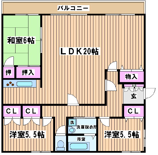 ルミエールⅡ   間取り
