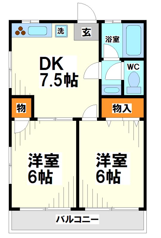 コーポ五十嵐 間取り