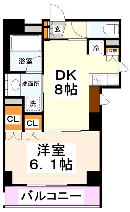 クリオコンフォート府中  間取り