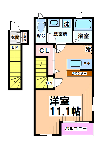 プルーリオン浜田山  間取り