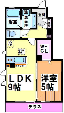 エルサ浜田山  間取り図