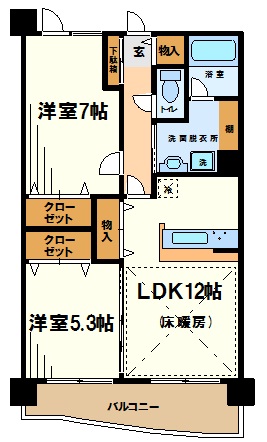 サントル野川   間取り