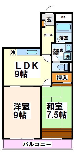ロワール大鷹  間取り