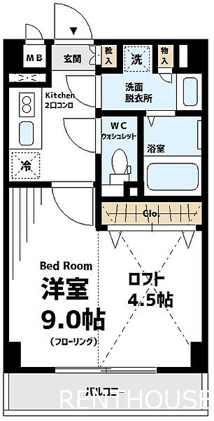 イヴェール   間取り