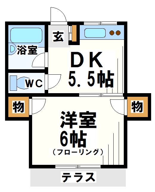 コーポマキ   間取り
