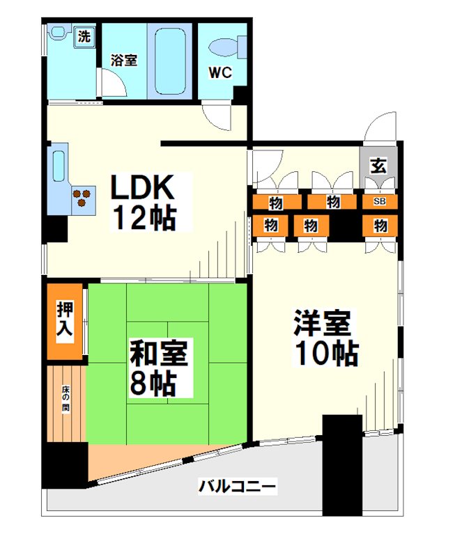 いづみレジデンスA棟 間取り