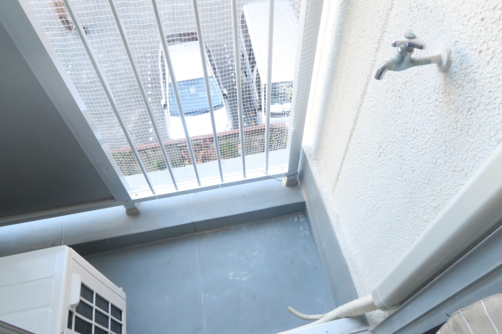 京王多摩川コーポラス  ベランダ