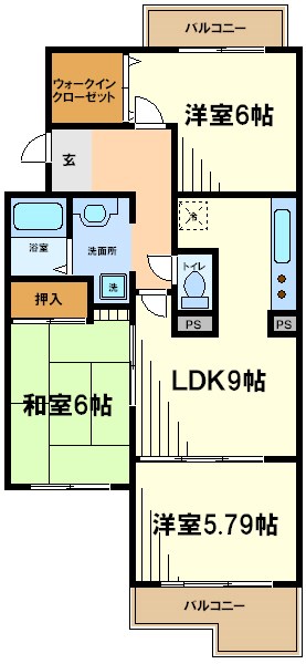 ファーストオーシャン国領    間取り図