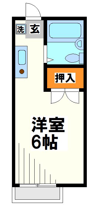ハイツ白糸台 間取り