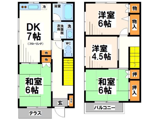 パークハウス小津Ⅱ 間取り