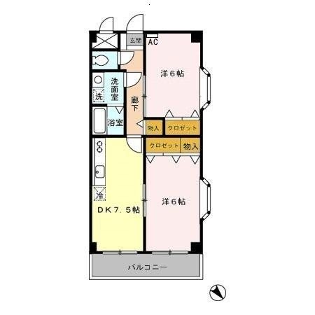 シャイニーヒル  間取り