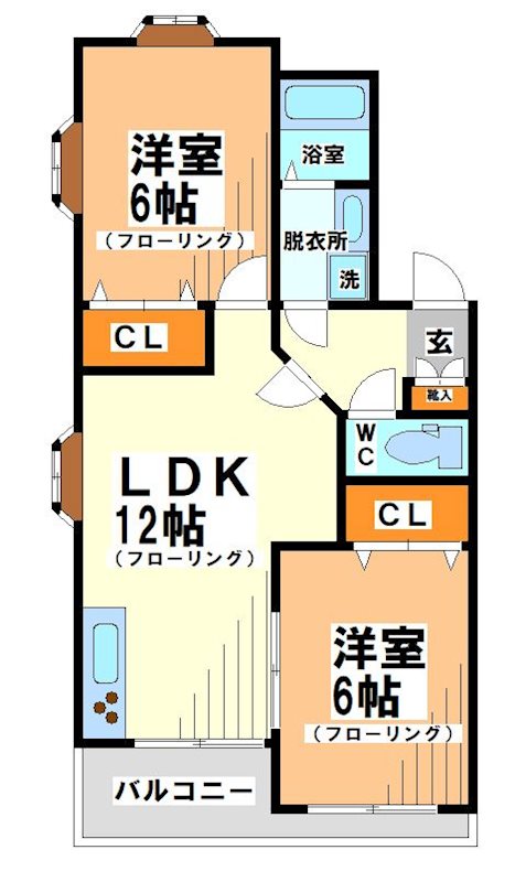 アリビラⅠ  間取り