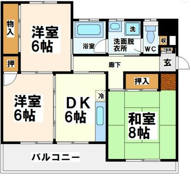 パークサイド野川 【当社管理物件】   間取り