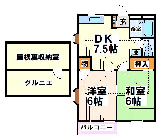 ジョイフルカーサ  間取り