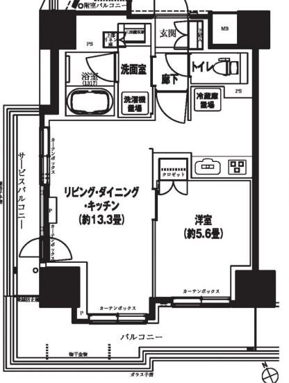 リビオつつじヶ丘タワーレジデンス   間取り