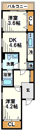 栄和レジデンスⅠ 間取り