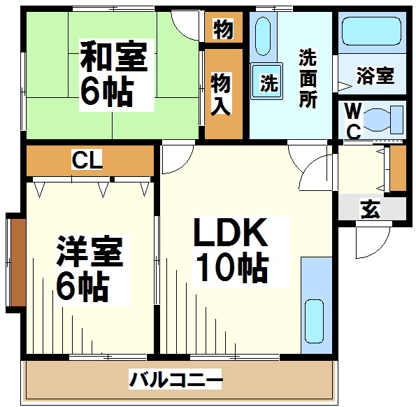 コーポクリエイト 間取り